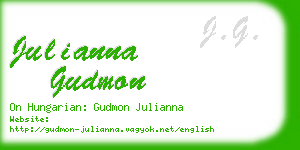 julianna gudmon business card